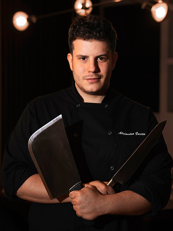 Alejandro Garcia chef principal Saucco Restaurante Zaragoza