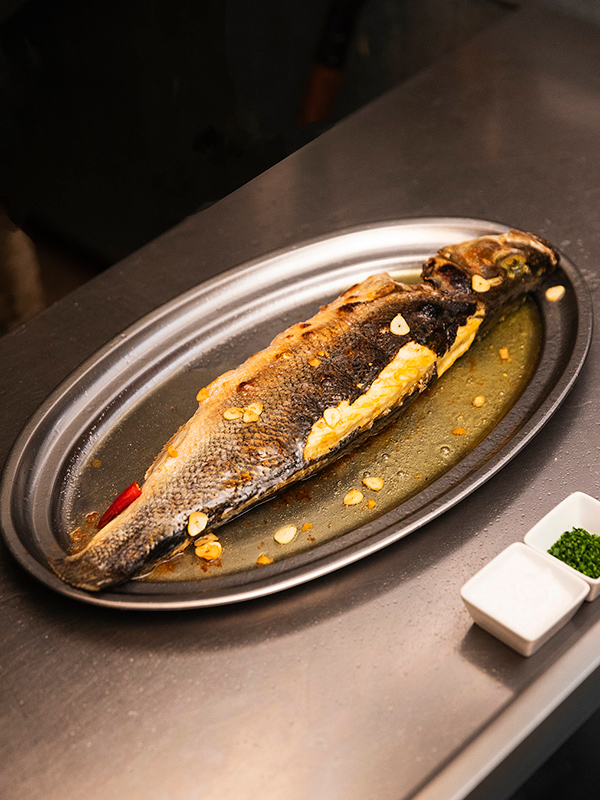 Pescados a la brasa Saucco Restaurante Zaragoza